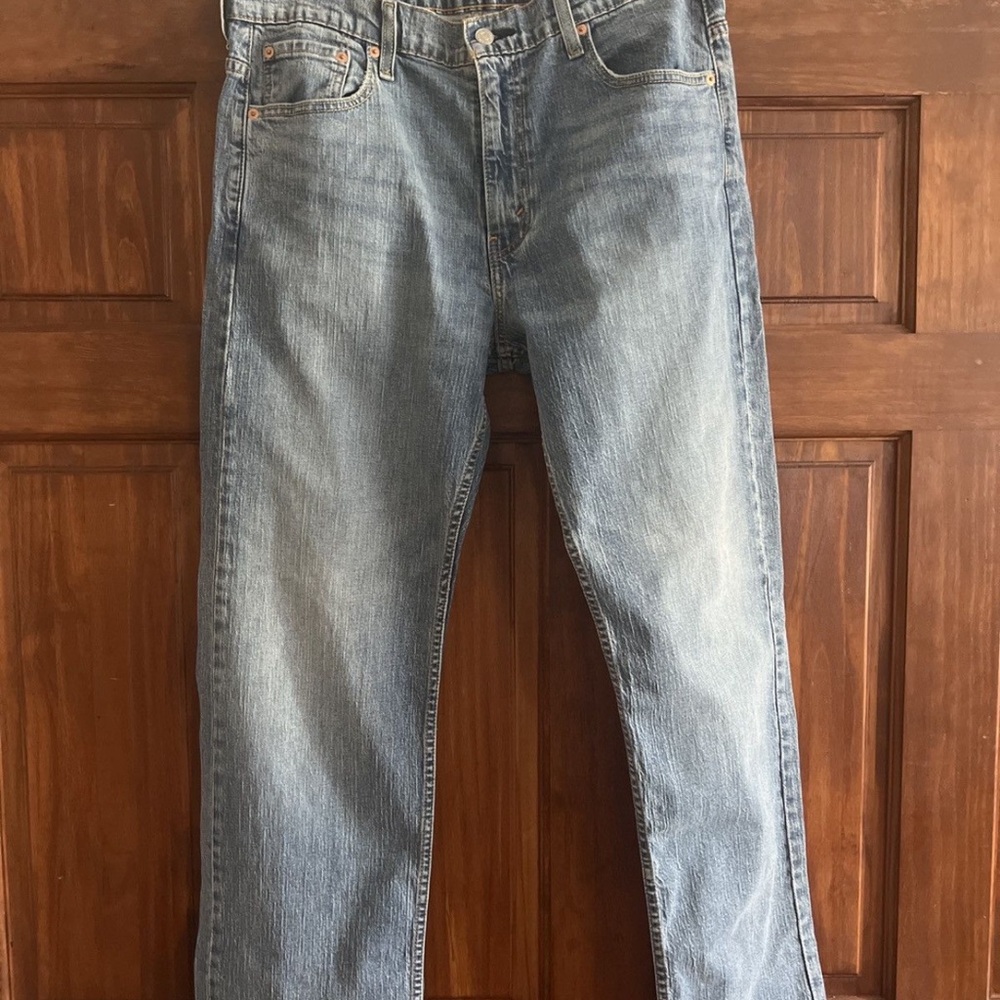 Levi's Blue Straight Jeans Casual Style